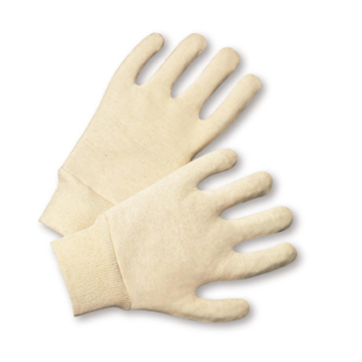 PIP® Natural Large Cotton General Purpose Gloves With Knit Wrist