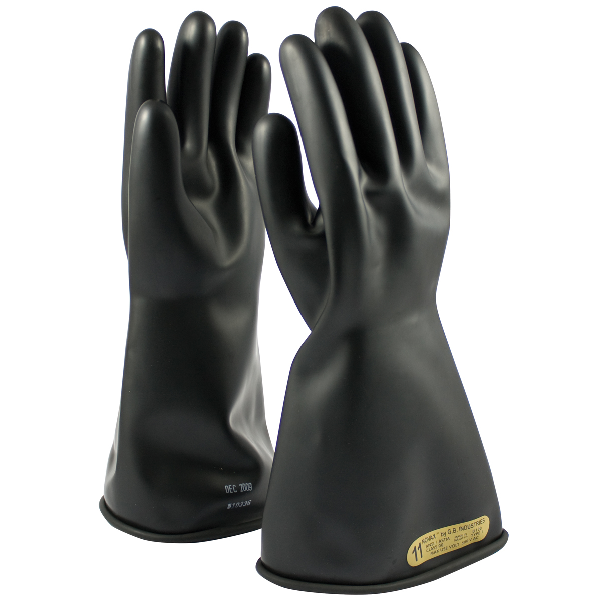 PIP Size 12 Black Rubber Class 00 Linesmens Gloves PIP150-00-14/12 for sale online at autumn supply