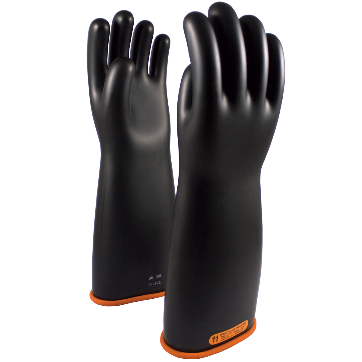 PIP Size 11 Black Rubber Class 4 Linesmens Gloves PIP155-4-18/11 for sale online at autumn supply