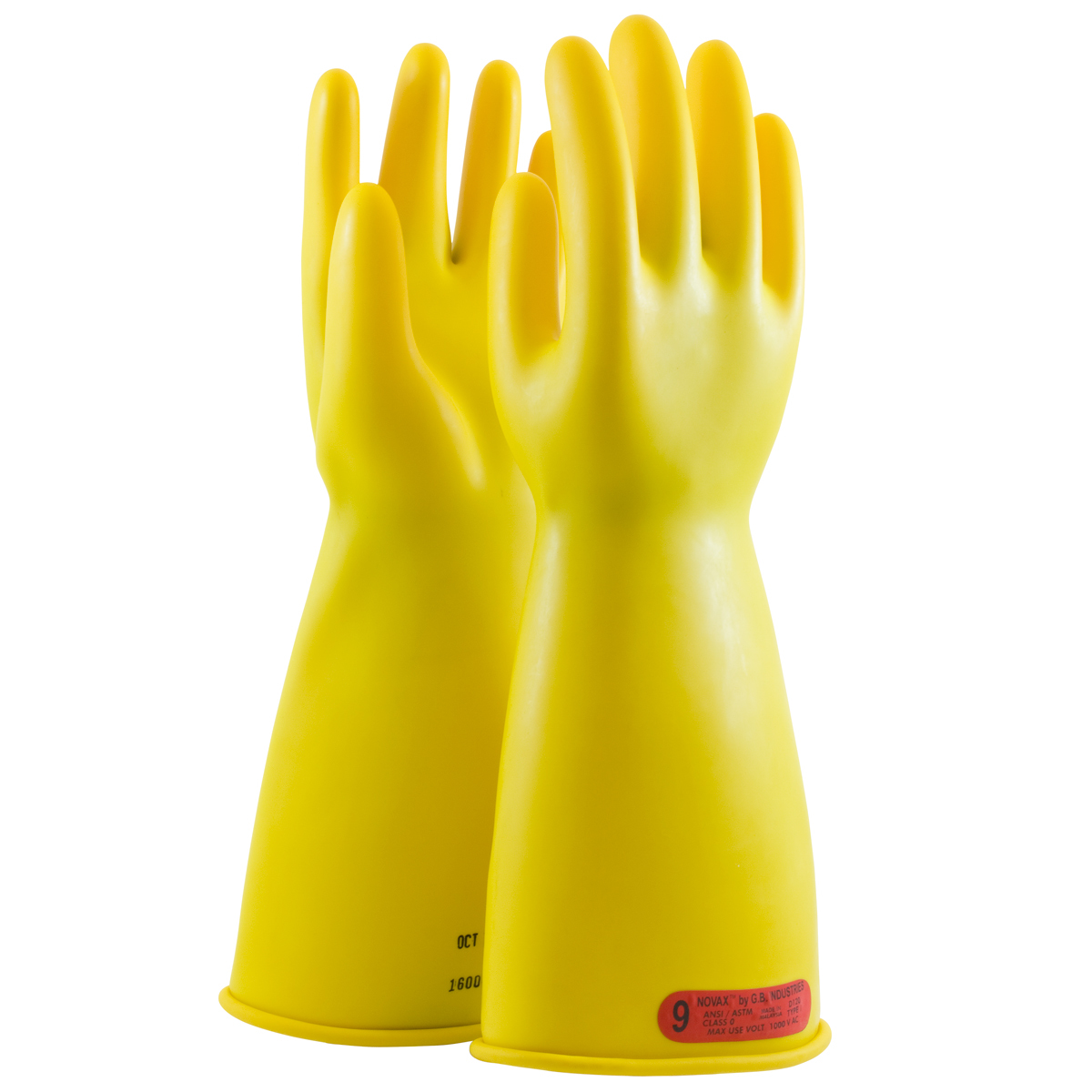 PIP Size 10 Yellow Rubber Class 0 Linesmens Gloves PIP170-0-14/10 for sale online at autumn supply