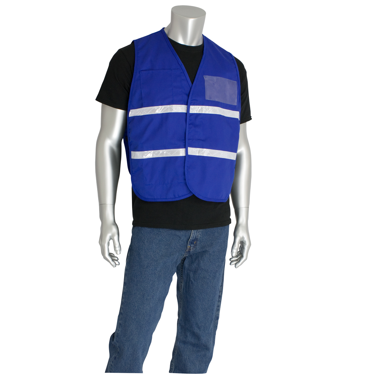 PIP® One Size Fits Most Blue 1 Polyester Command Vest