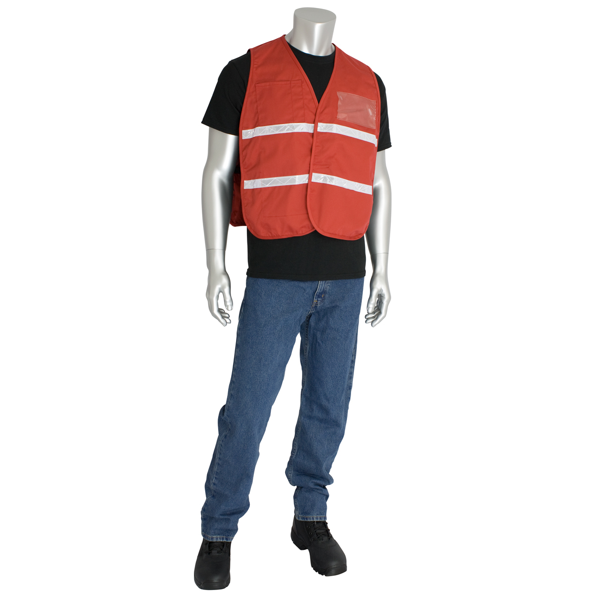 PIP One Size Fits Most Red 1 Polyester Command Vest PIP3001508/M-XL for sale online at autumn supply