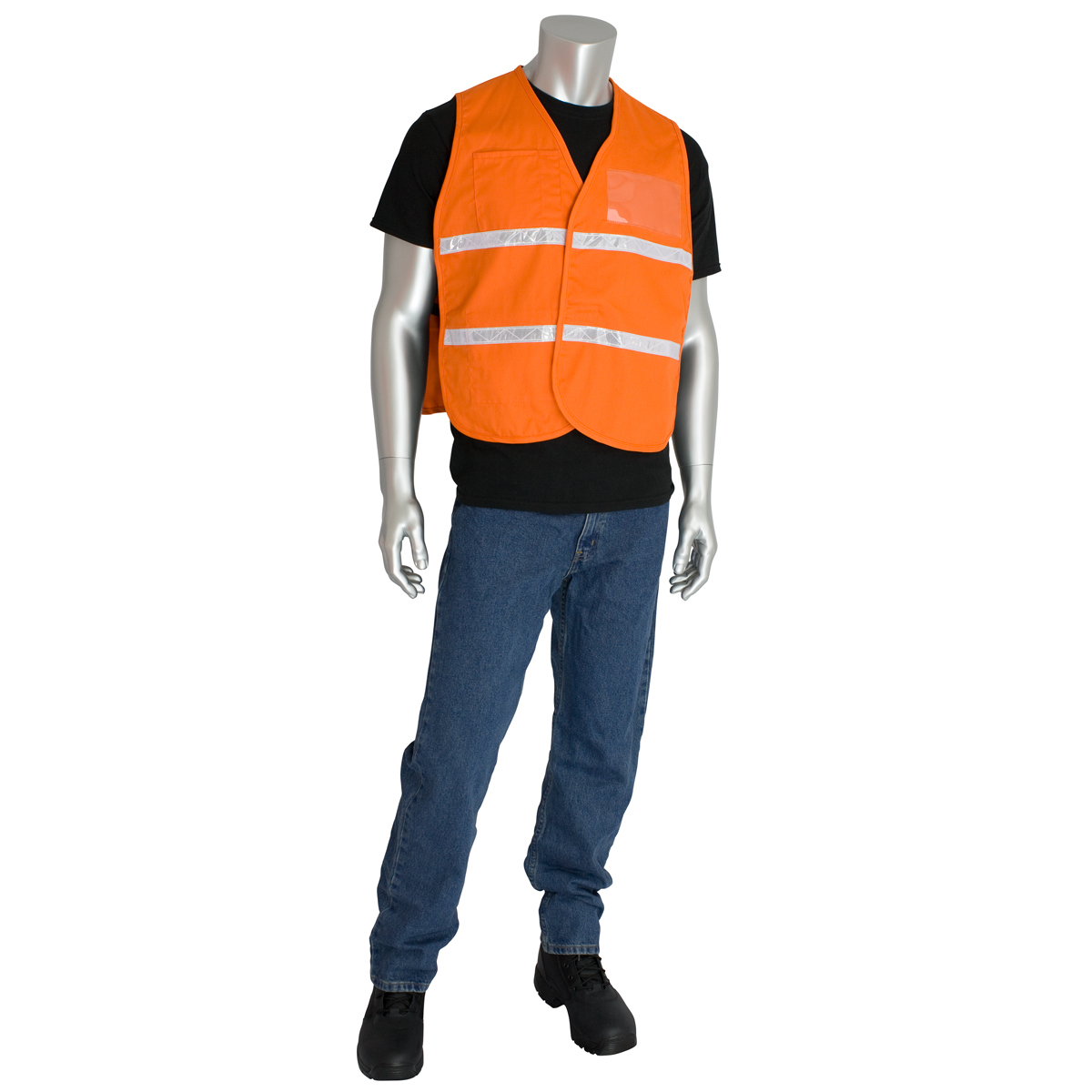 PIP One Size Fits Most Orange 1 Polyester Command Vest PIP3001507/M-XL for sale online at autumn supply