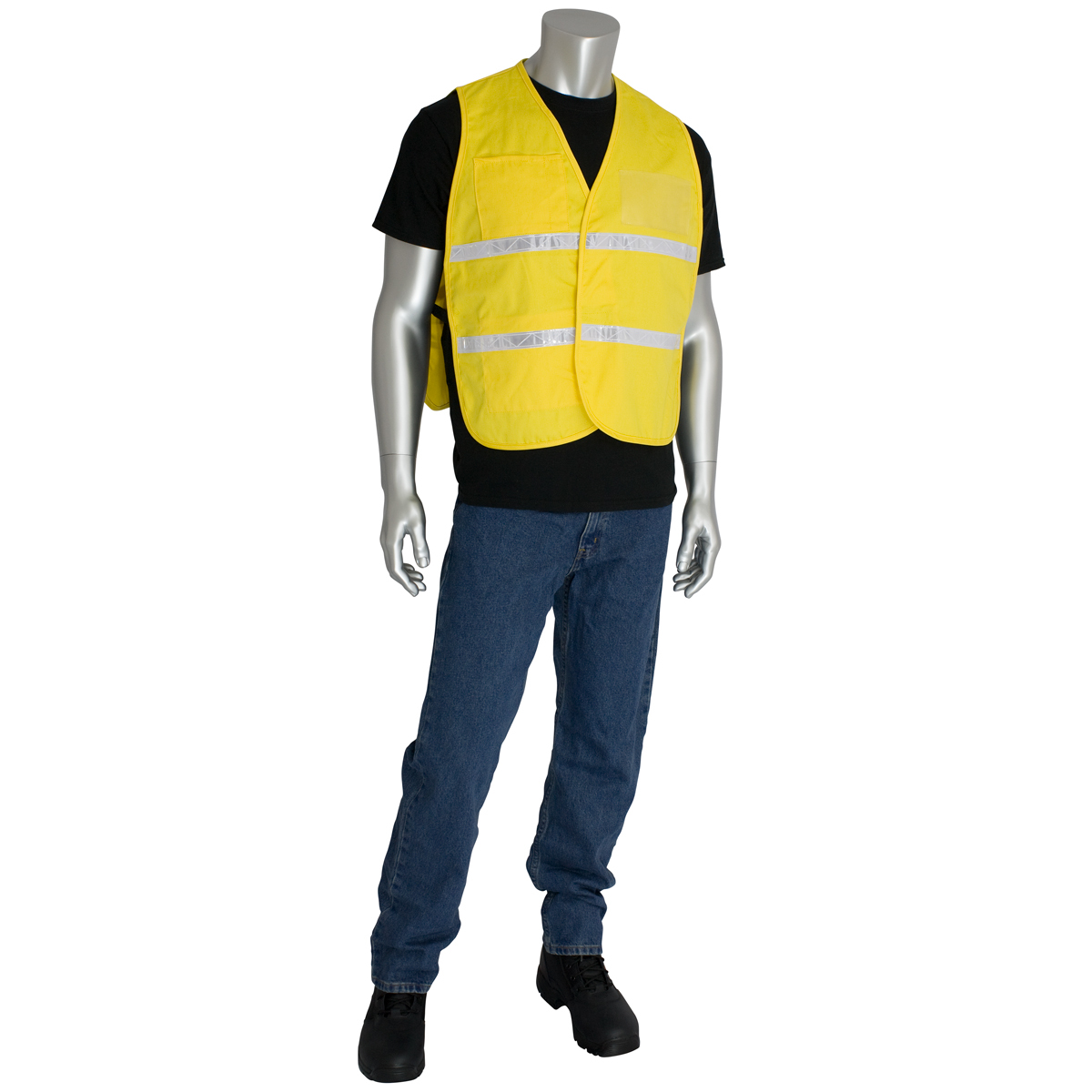 PIP® One Size Fits Most Yellow 1 Polyester Command Vest