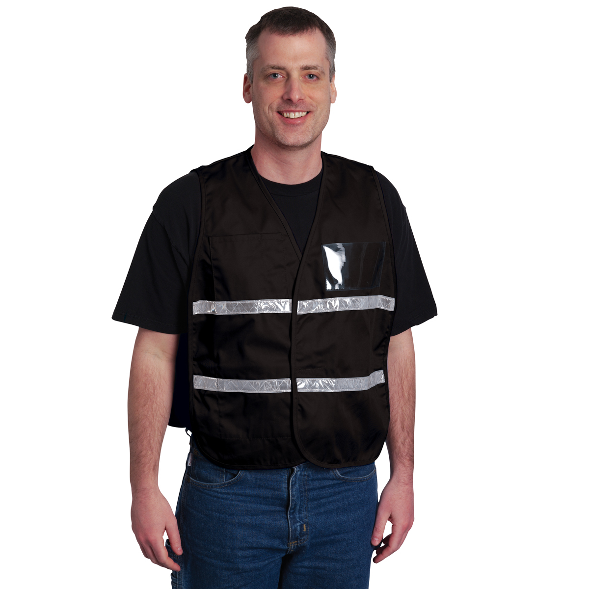 PIP® One Size Fits Most Black Cotton Polyester Command Vest