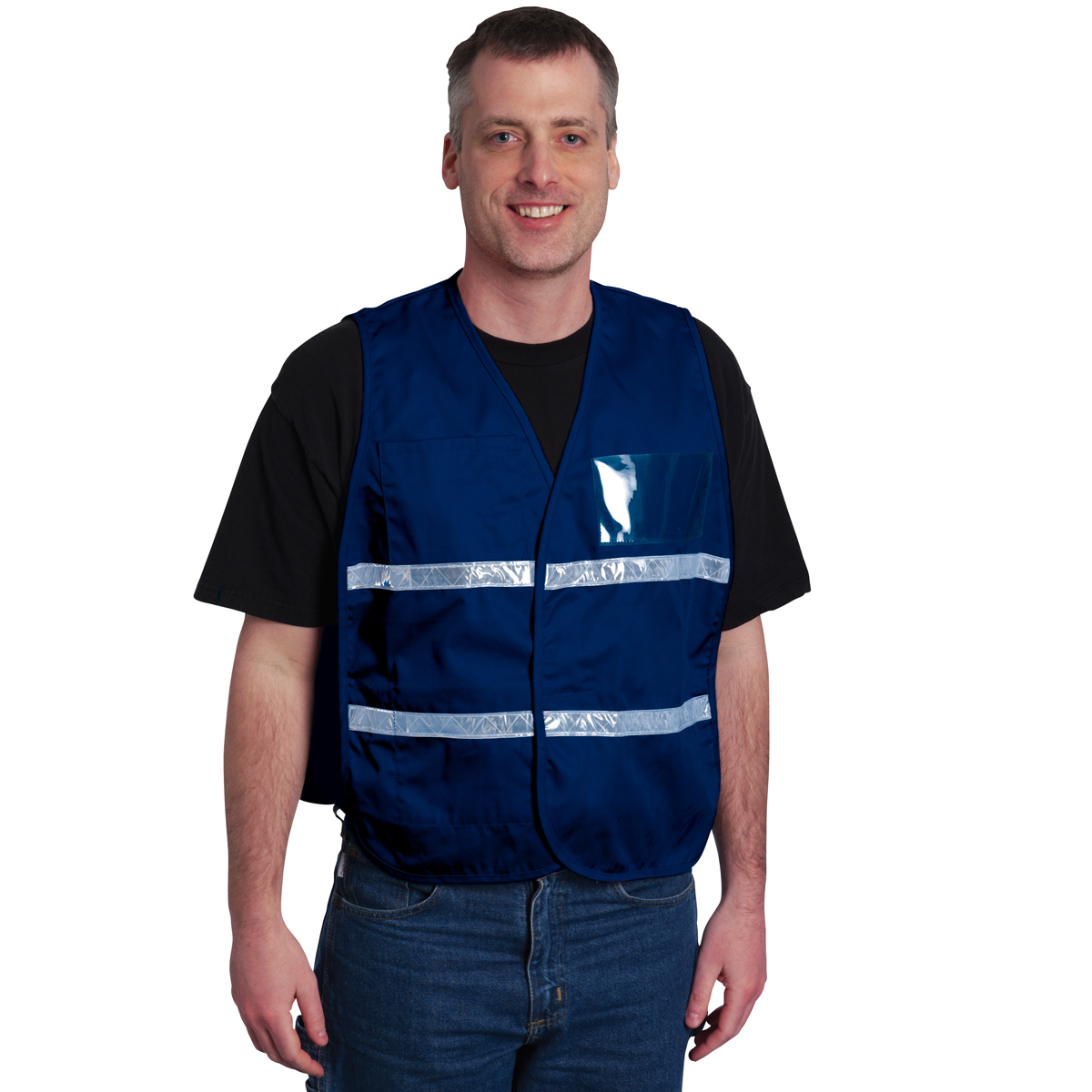 PIP® One Size Fits Most Blue Cotton Polyester Command Vest