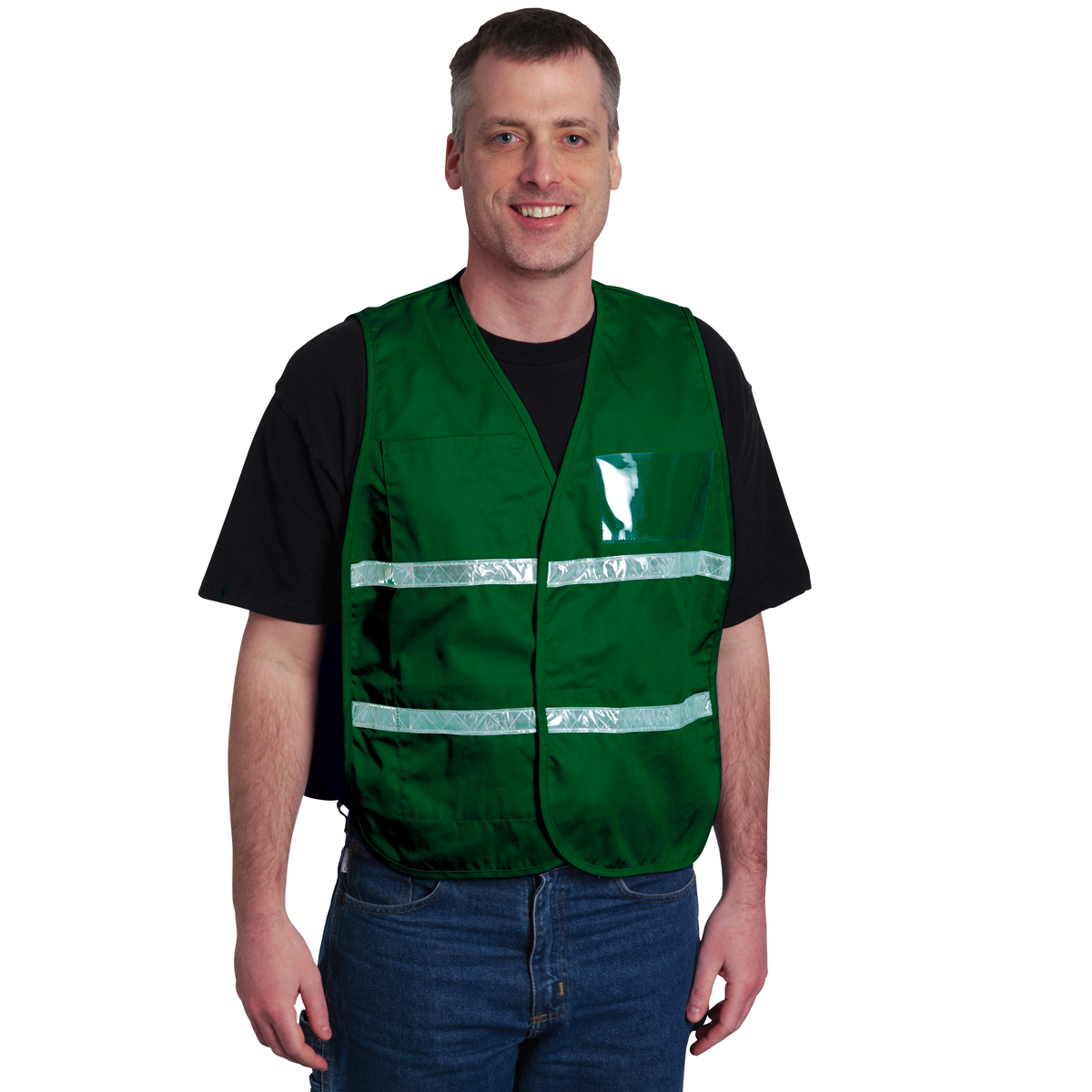 PIP® One Size Fits Most Green Cotton Polyester Command Vest