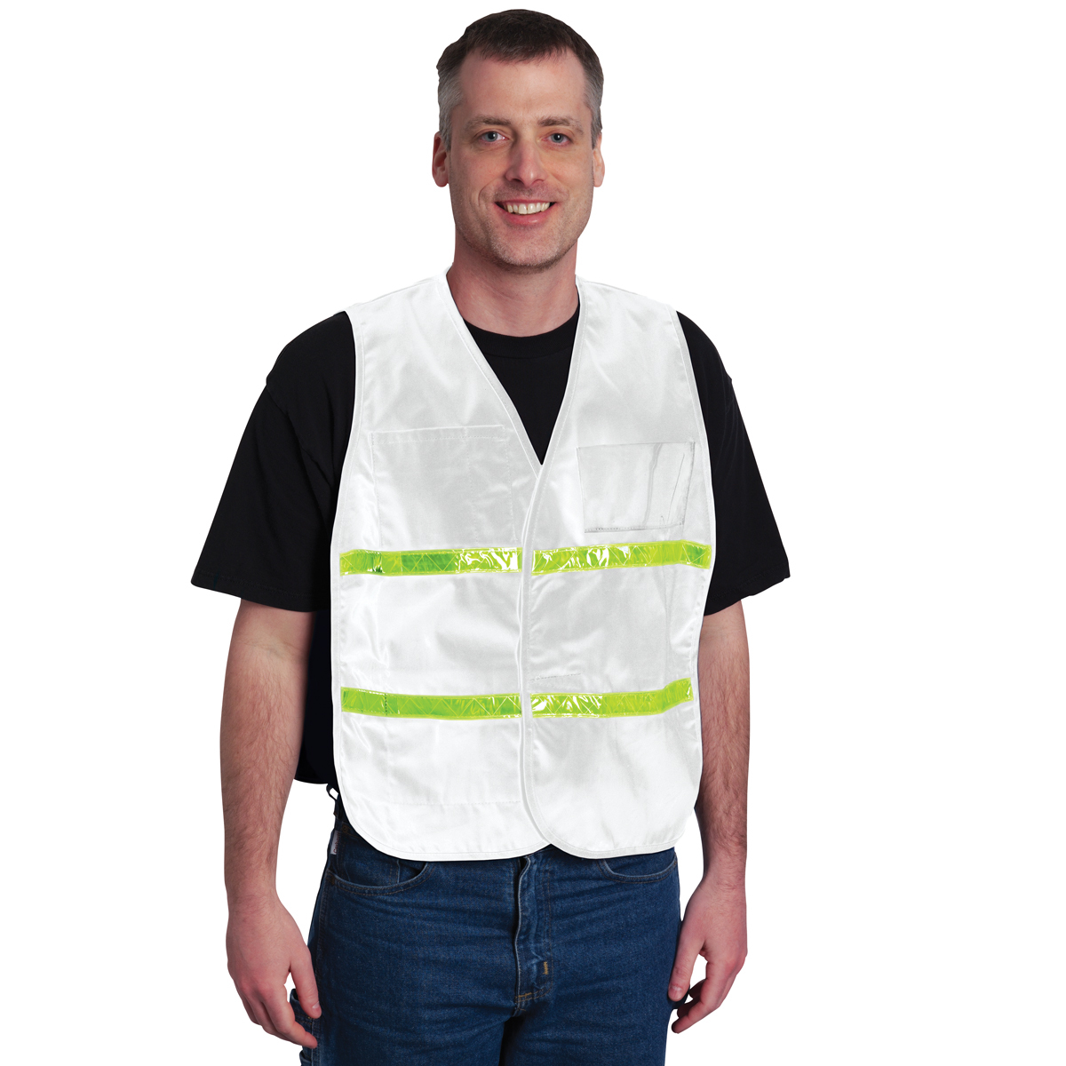 PIP® One Size Fits Most White Cotton Polyester Command Vest
