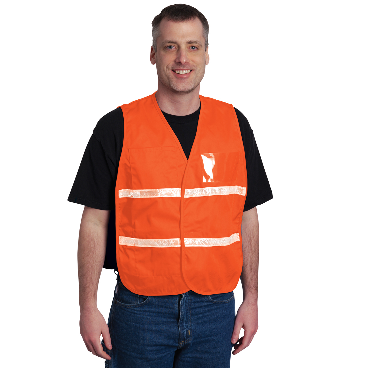 PIP® One Size Fits Most Hi-Vis Orange Polyester Command Vest