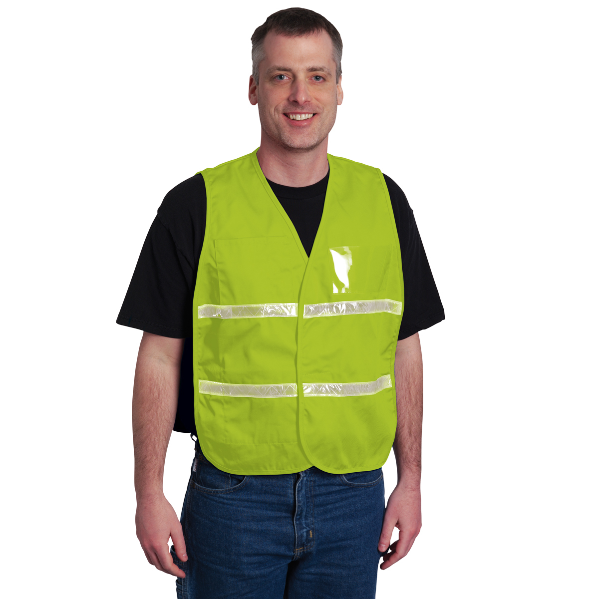 PIP® One Size Fits Most Hi-Vis Yellow Polyester Command Vest