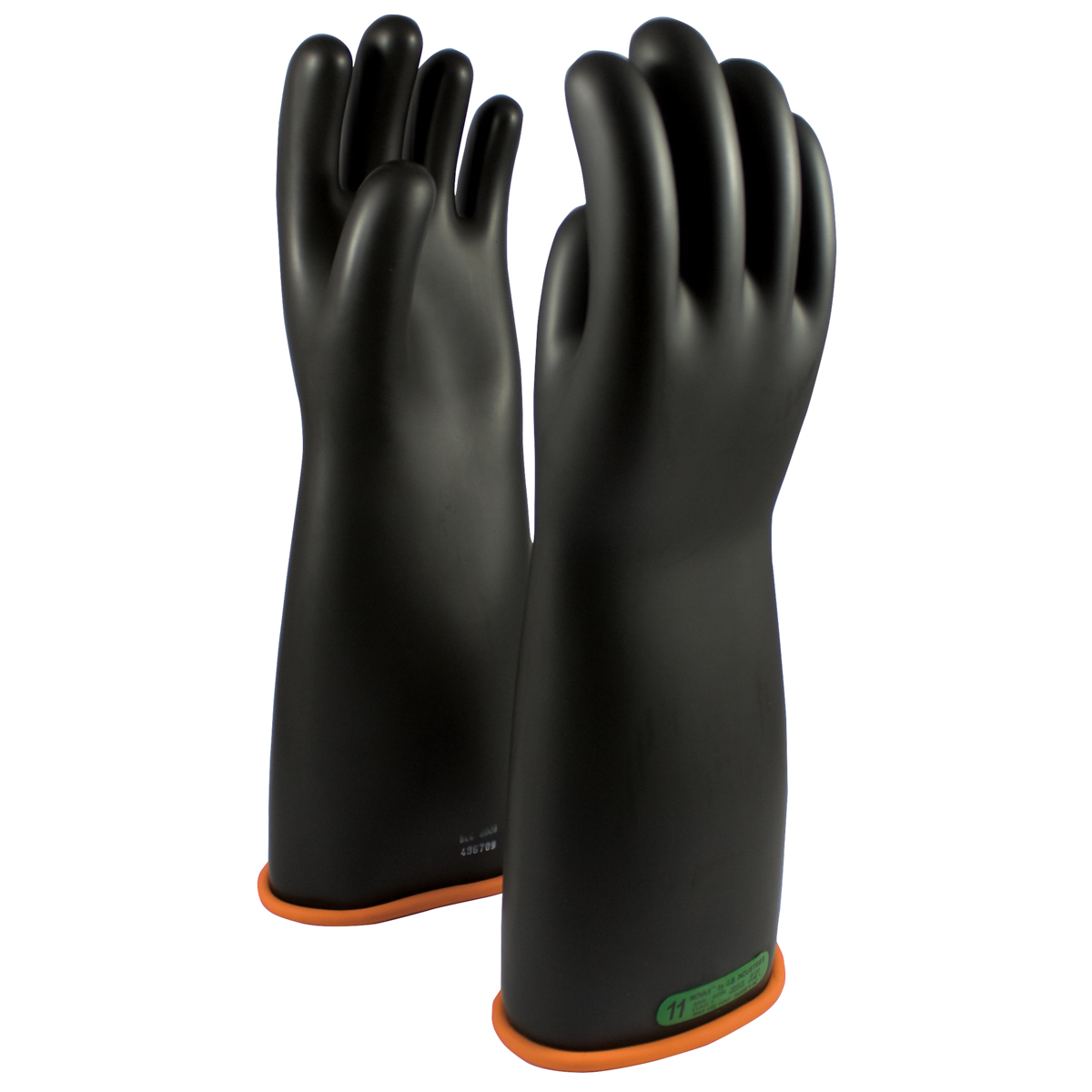 PIP Size 10 Black Rubber Class 2 Linesmens Gloves PIP155-2-18/10 for sale online at autumn supply