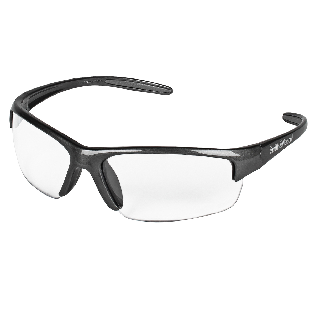 Kimberly-Clark Professional* Smith & Wesson® Equalizer* Gray Safety Glasses With Clear Hard Coat Lens (Availability restrictions
