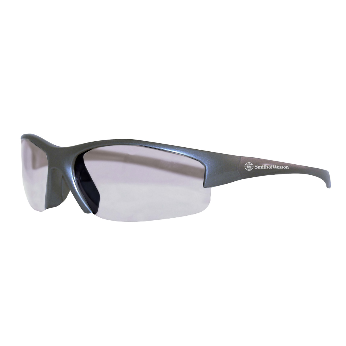 Kimberly-Clark Professional* Smith & Wesson® Equalizer* Gray Safety Glasses With Clear Indoor/Outdoor Hard Coat Lens (Availabili