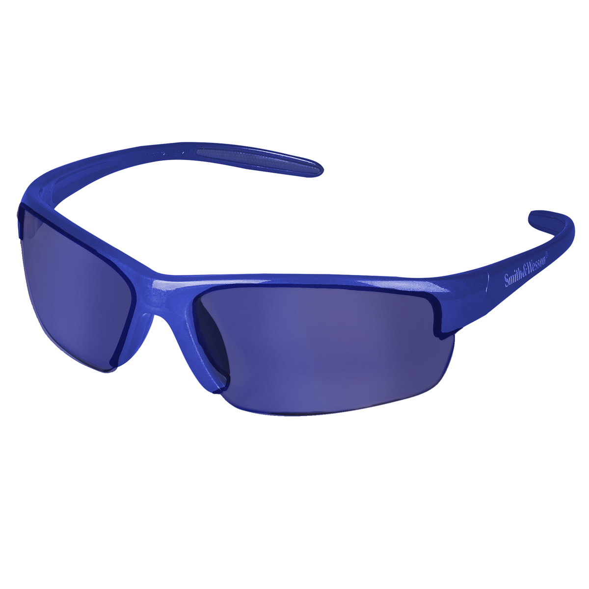 Kimberly-Clark Professional* Smith & Wesson® Equalizer* Blue Safety Glasses With Blue Mirror/Hard Coat Lens (Availability restri
