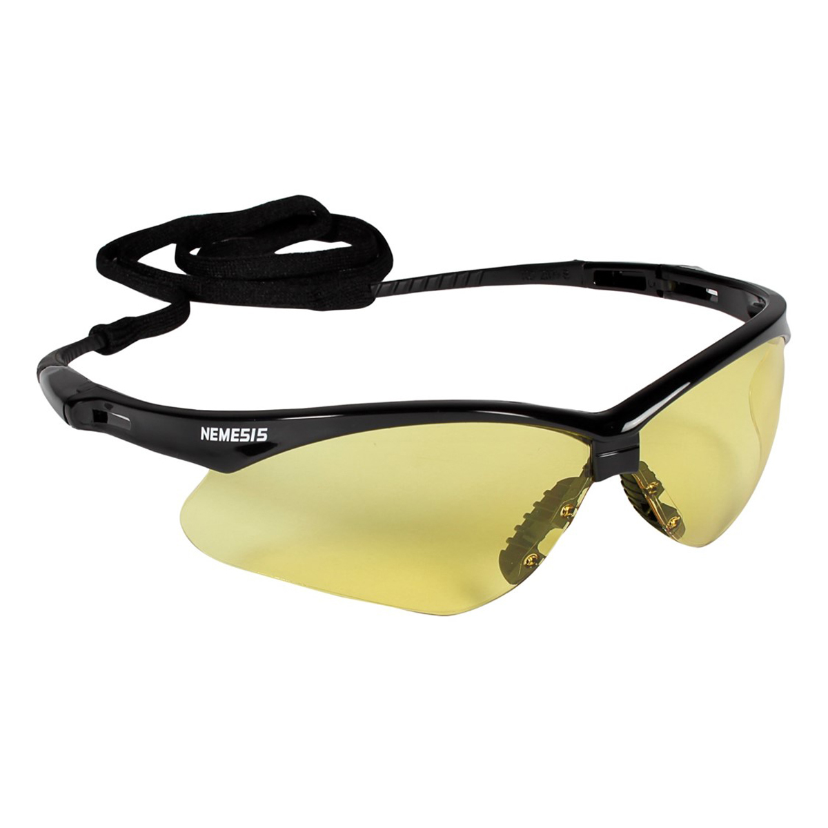 Kimberly-Clark Professional* KleenGuard™ Nemesis* Black Safety Glasses With Amber Anti-Fog/Hard Coat Lens (Availability restrict