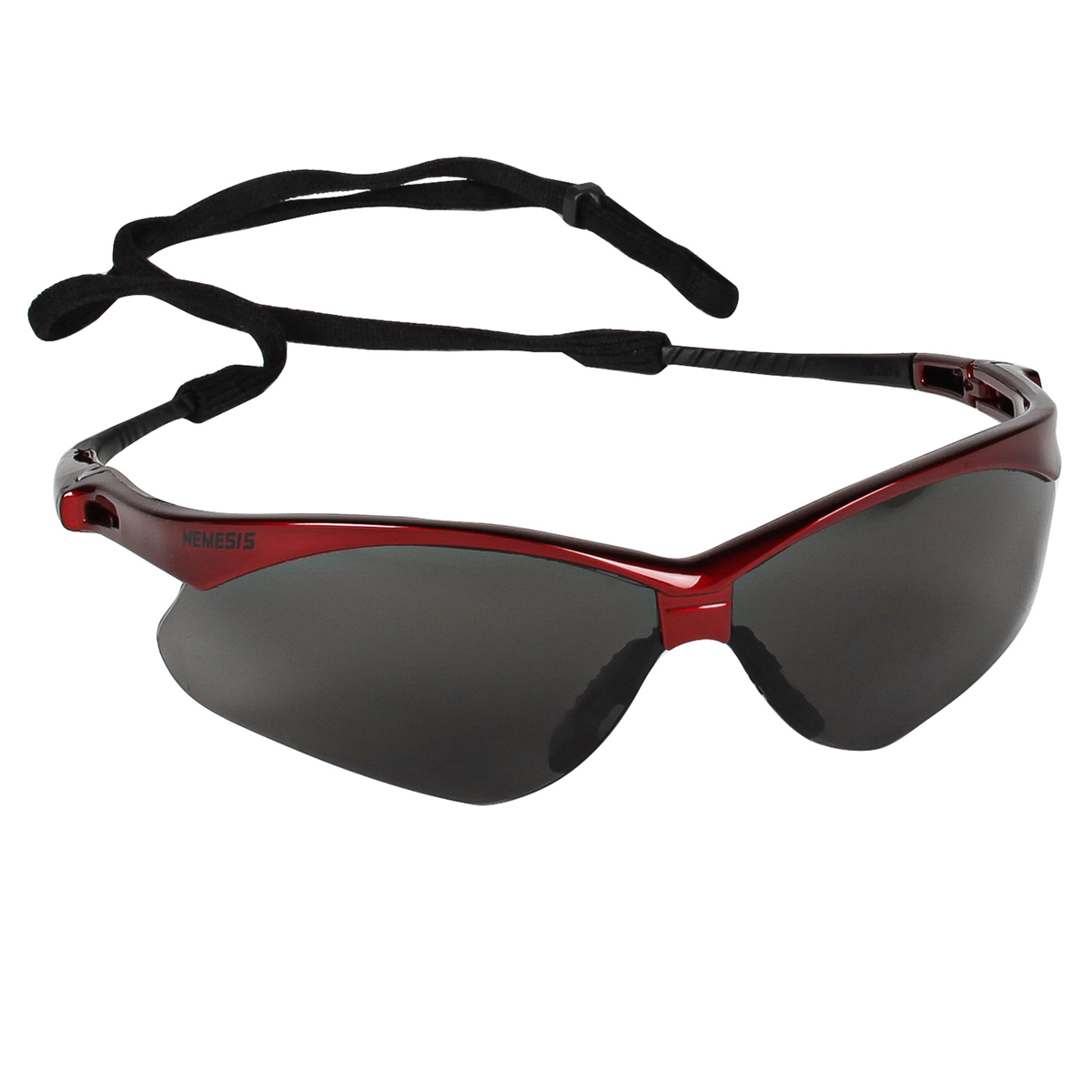 Kimberly-Clark Professional* KleenGuard™ Nemesis* Red Safety Glasses With Smoke Hard Coat Lens (Availability restrictions apply.
