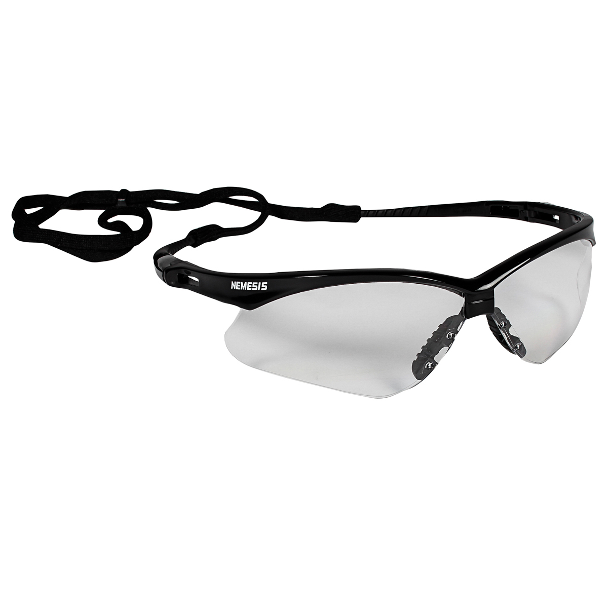 Kimberly-Clark Professional* KleenGuard™ Nemesis* Black Safety Glasses With Clear Hard Coat Lens (Availability restrictions appl