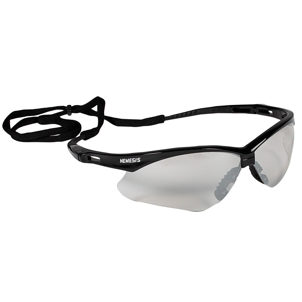 Kimberly-Clark Professional* KleenGuard™ Nemesis* Black Safety Glasses With Clear Indoor/Outdoor Hard Coat Lens (Availability re