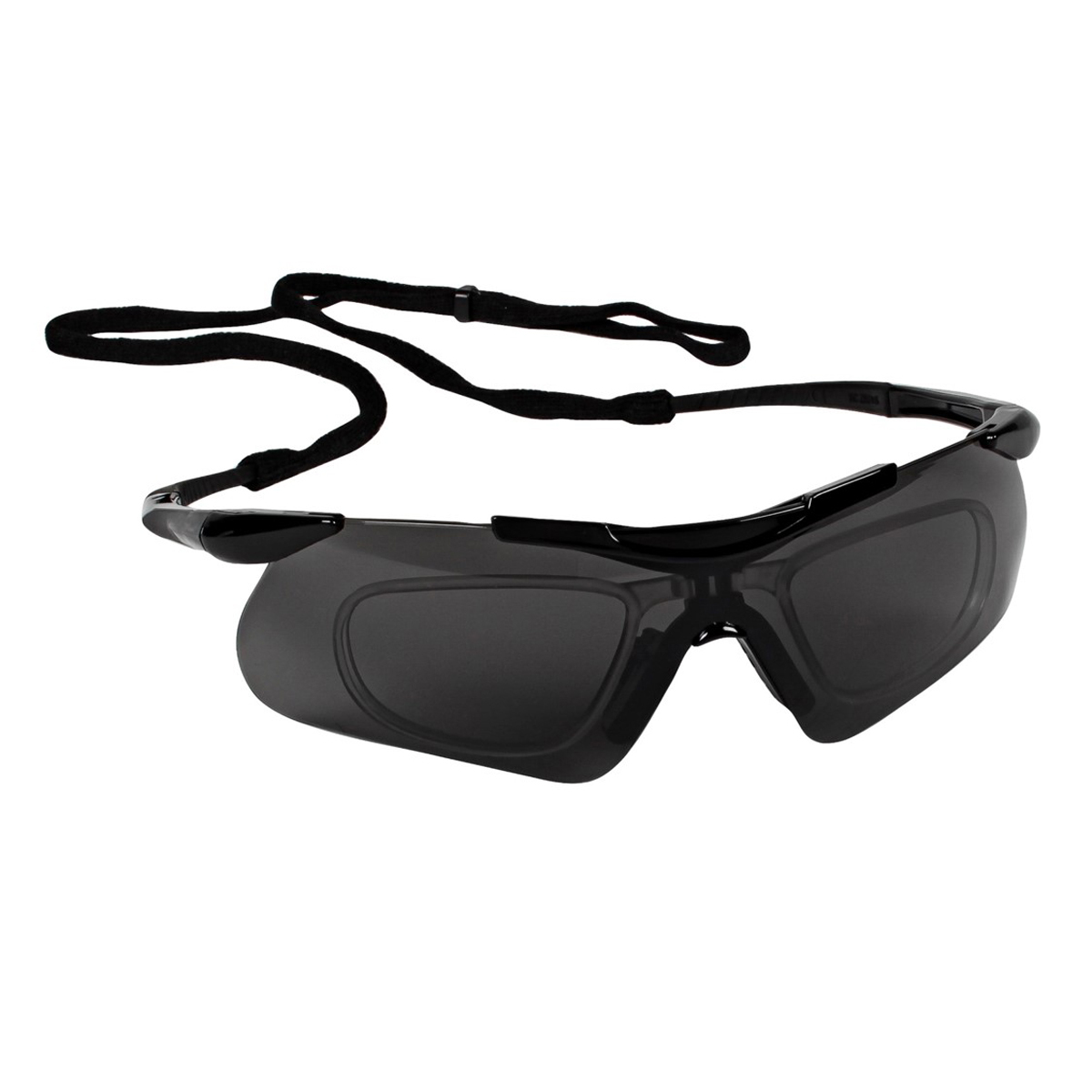 Kimberly-Clark Professional* KleenGuard™ Nemesis* Black Safety Glasses With Smoke Anti-Fog/Hard Coat Lens (Availability restrict