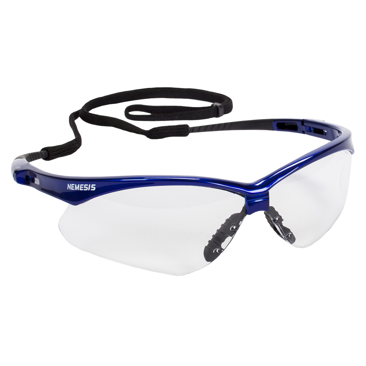 Kimberly-Clark Professional* KleenGuard™ Nemesis* Blue Safety Glasses With Clear Anti-Fog/Hard Coat Lens (Availability restricti