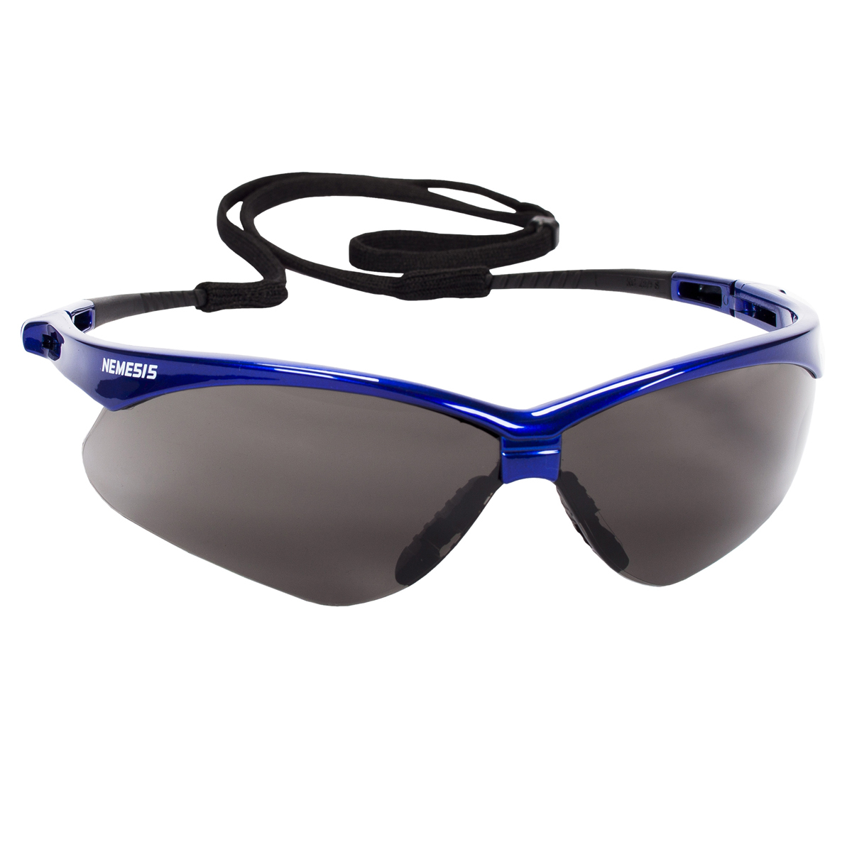 Kimberly-Clark Professional* KleenGuard™ Nemesis* Blue Safety Glasses With Smoke Anti-Fog/Hard Coat Lens (Availability restricti
