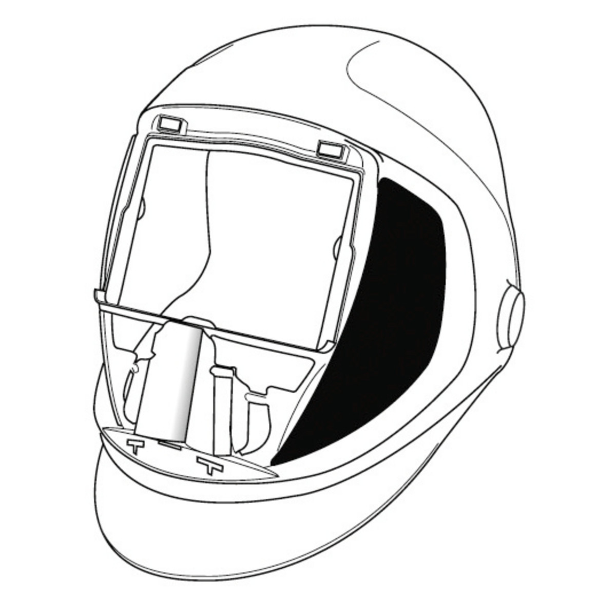 3M™ Black Speedglas­™ Shell For 9100 Series Welding Helmet