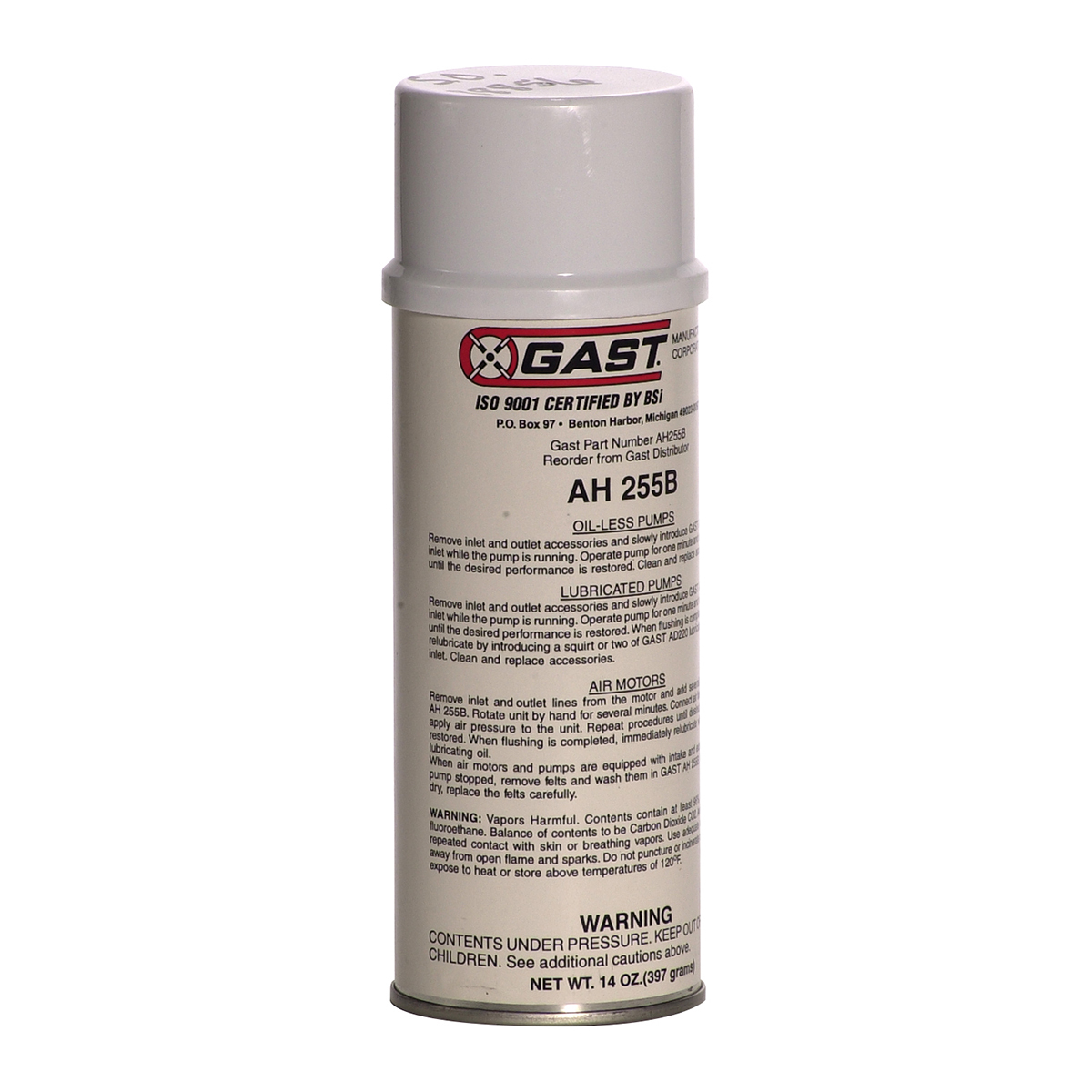 Bullard® 14 Ounce Cleaning Solvent For Ambient/Free Air® Pumps (Availability restrictions apply.)