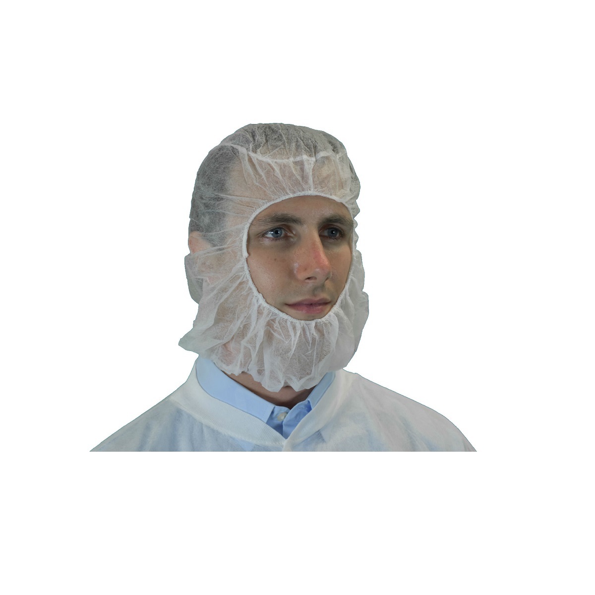Keystone Safety® One Size Fits Most White Latex Free Polypropylene Surgical Hood