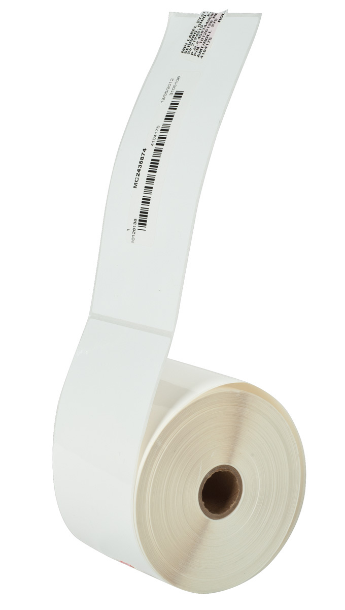 MSA Receipt And Sticker Label Roll Used With Galaxy GX2 Automated Test System