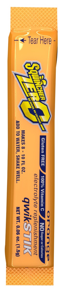 Sqwincher .06 Ounce Orange Flavor Qwik Stik ZERO Powd KPG159060200 for sale online at autumn supply
