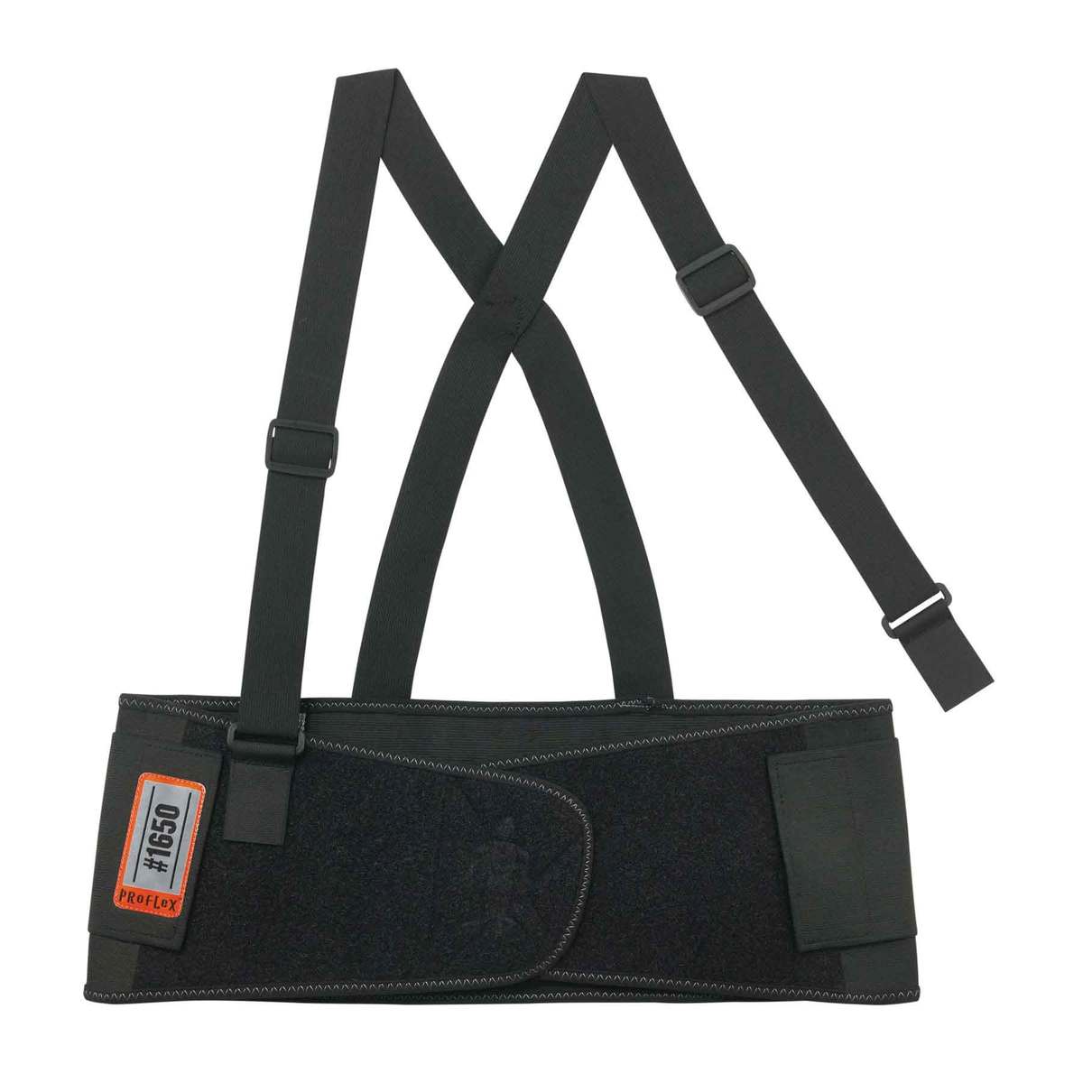 Ergodyne 3X Black ProFlex® 1650 Elastic Back Support