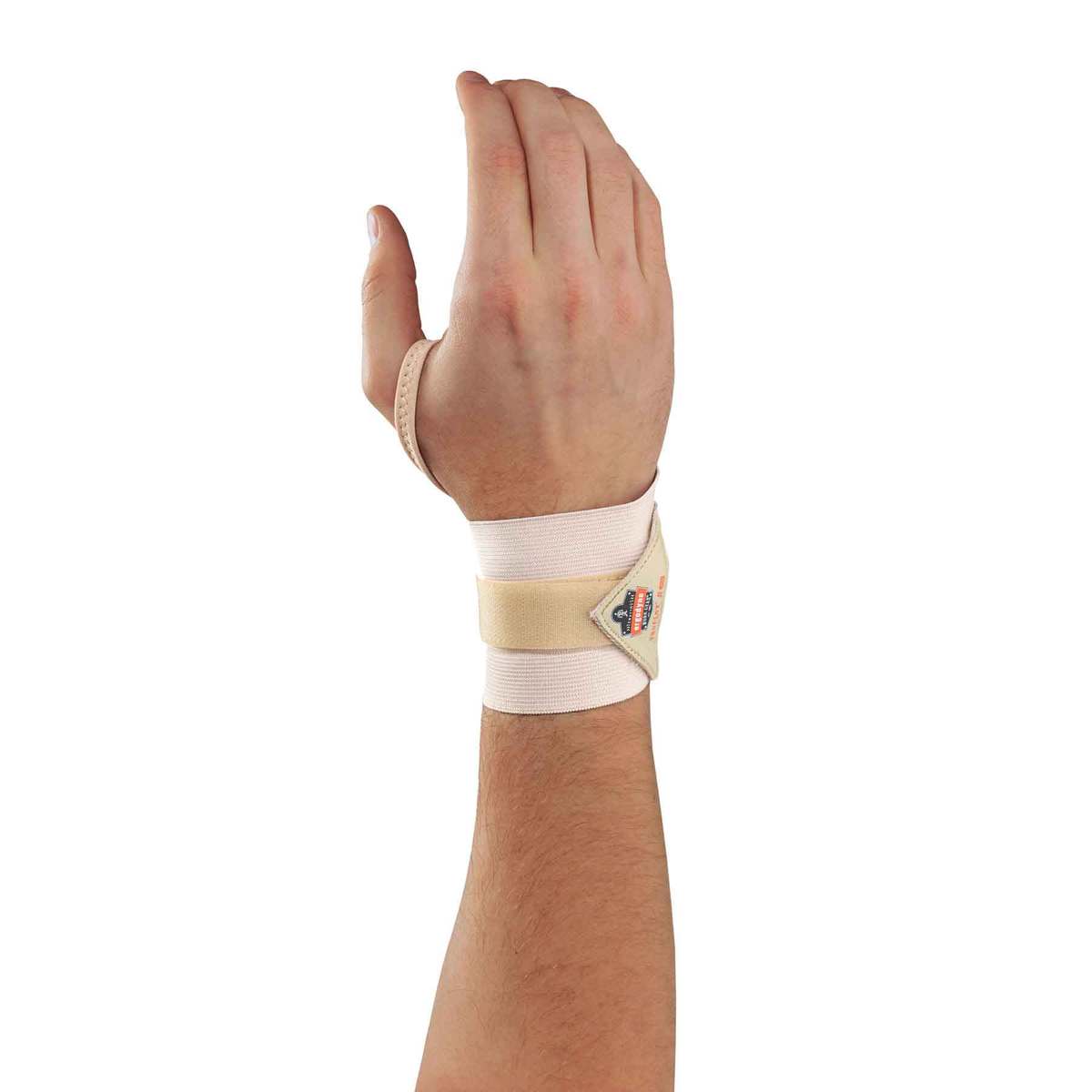 Ergodyne Small - Medium Small Medium Tan ProFlex® 420 Elastic Wrist Support With Thumb Loop