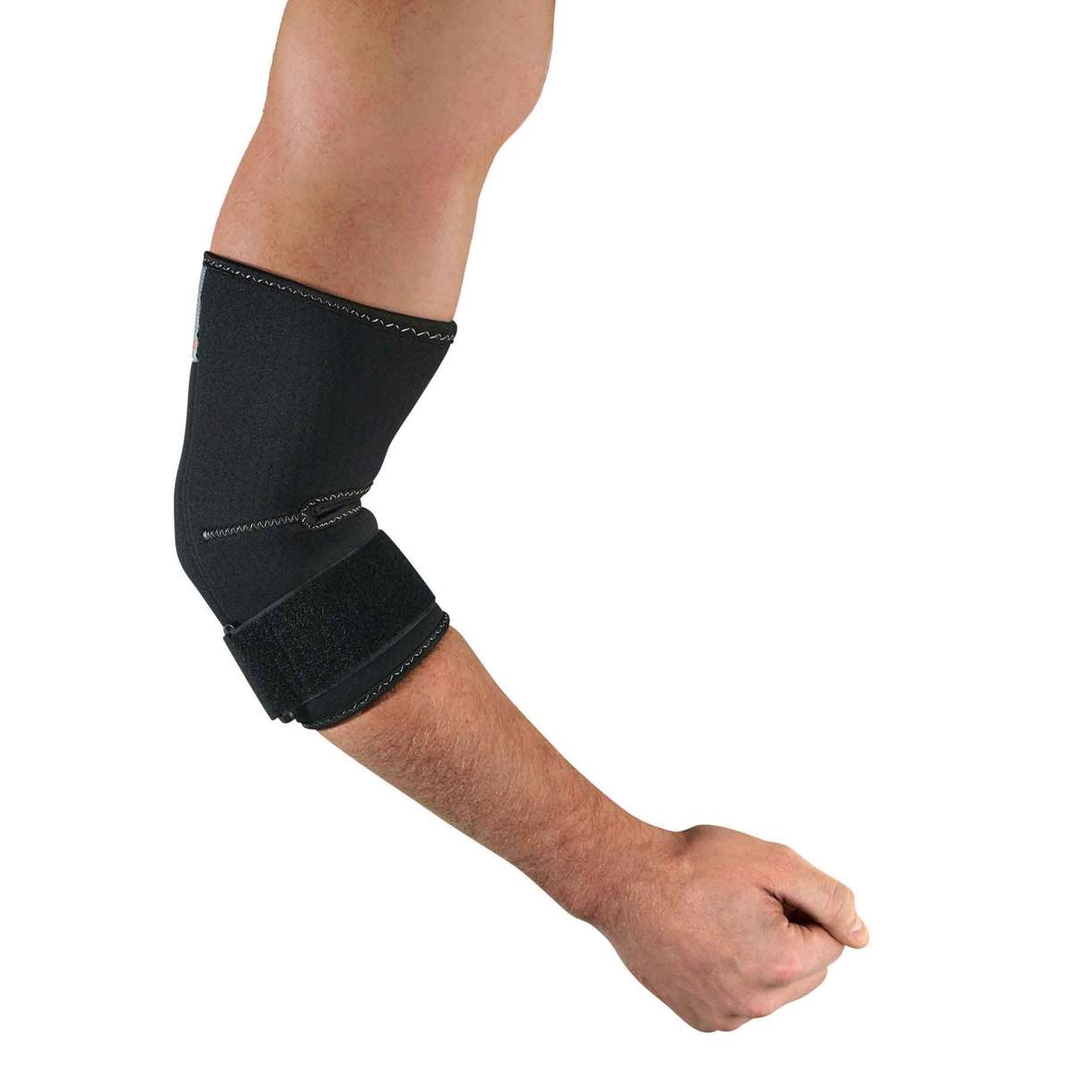 Ergodyne Small Black ProFlex® 655 Neoprene Elbow Sleeve With Strap