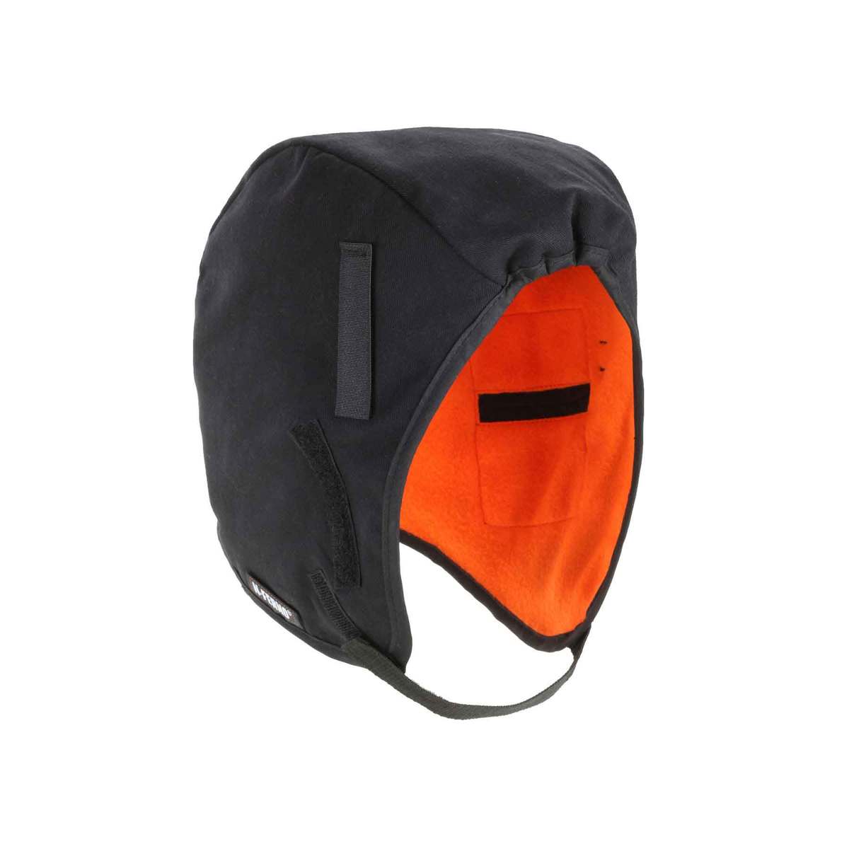 Ergodyne® Black N-Ferno® 6850 Cotton Winter Liner With Hook And Loop Closure