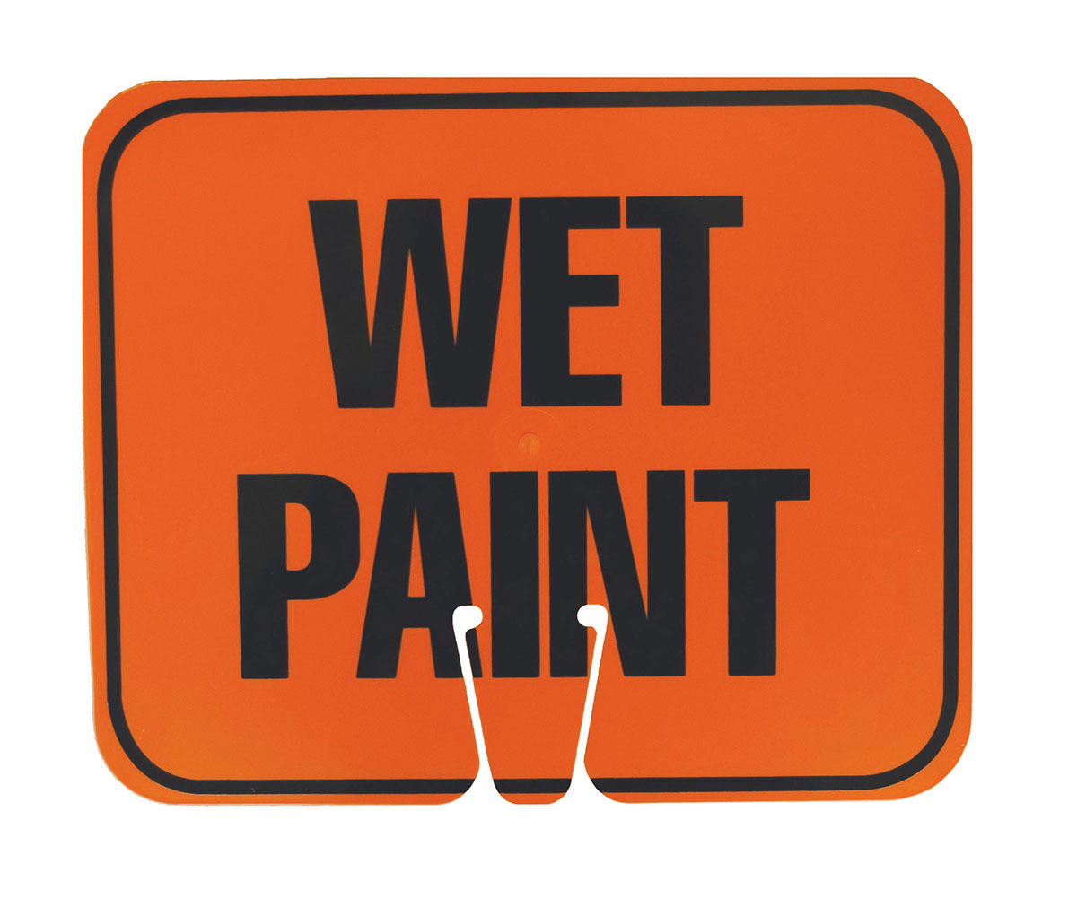 Cortina 10 12 X 12 12 X .1 OrangeBlack ABS Cone Sign CTM03-550-WP for sale online at autumn supply