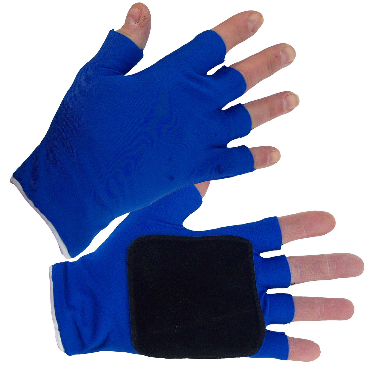 Impacto Protective Products Small Blue And Black Nylon And Lycra And Spandex Half Finger Right Hand Only Anti-Impact Mechanics G