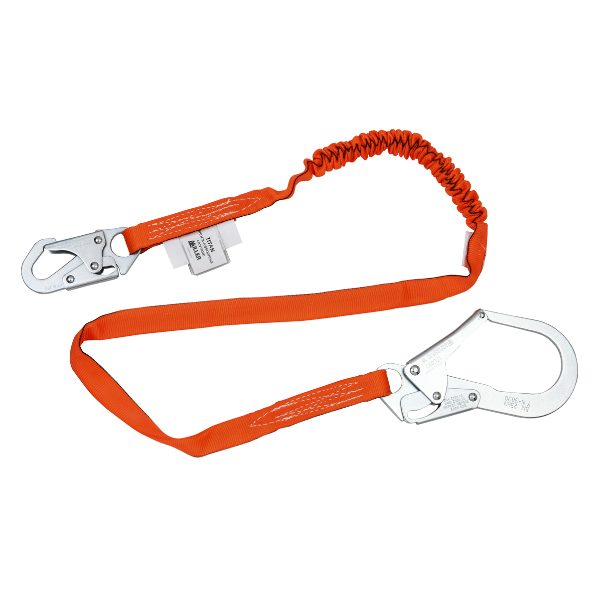 Honeywell Miller® Titan™ II 6' Stretch Tubular Shock Absorbing Lanyard