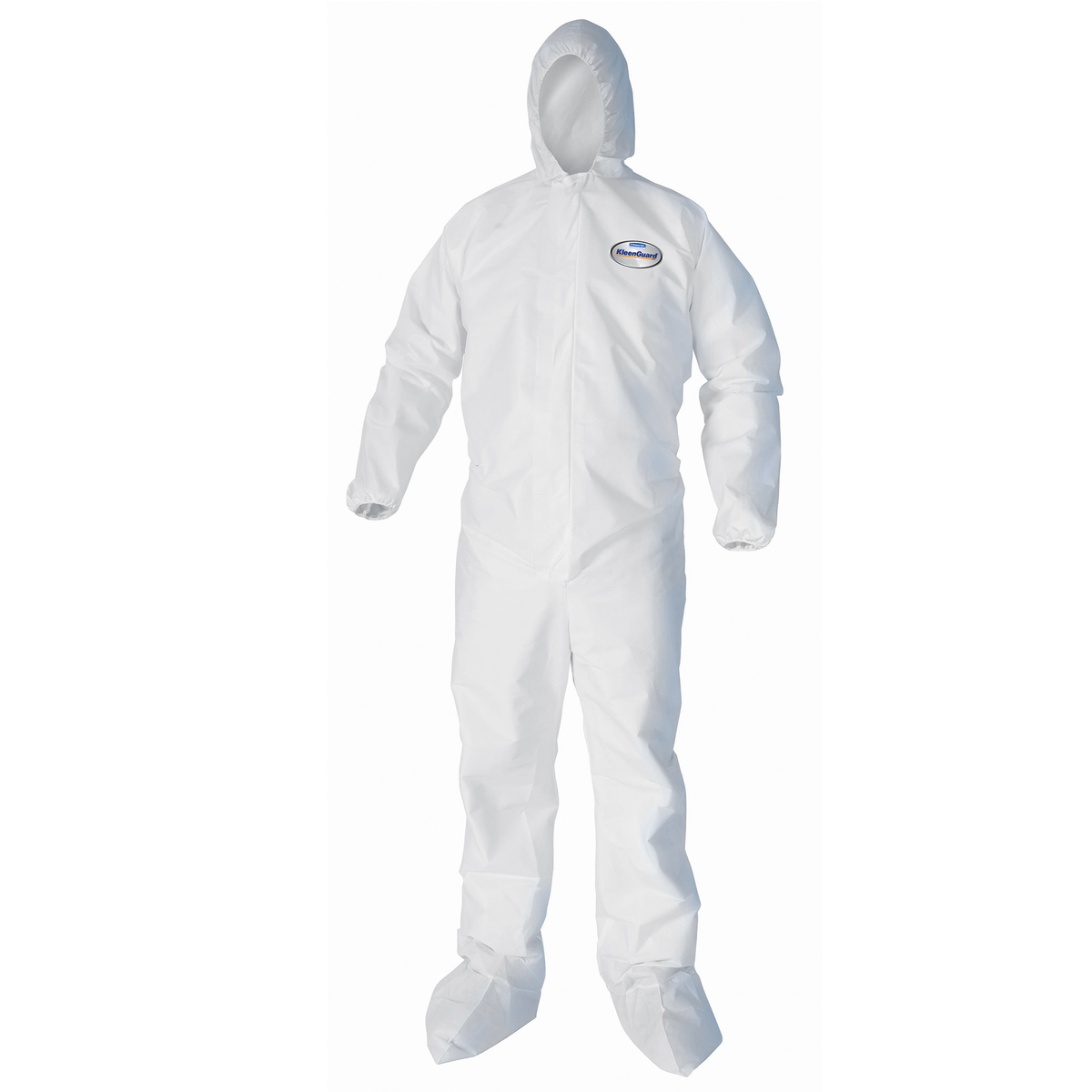 Kimberly-Clark Professional™ Medium White KleenGuard™ A40 Film Laminate Disposable Coveralls (Availability restrictions apply.)