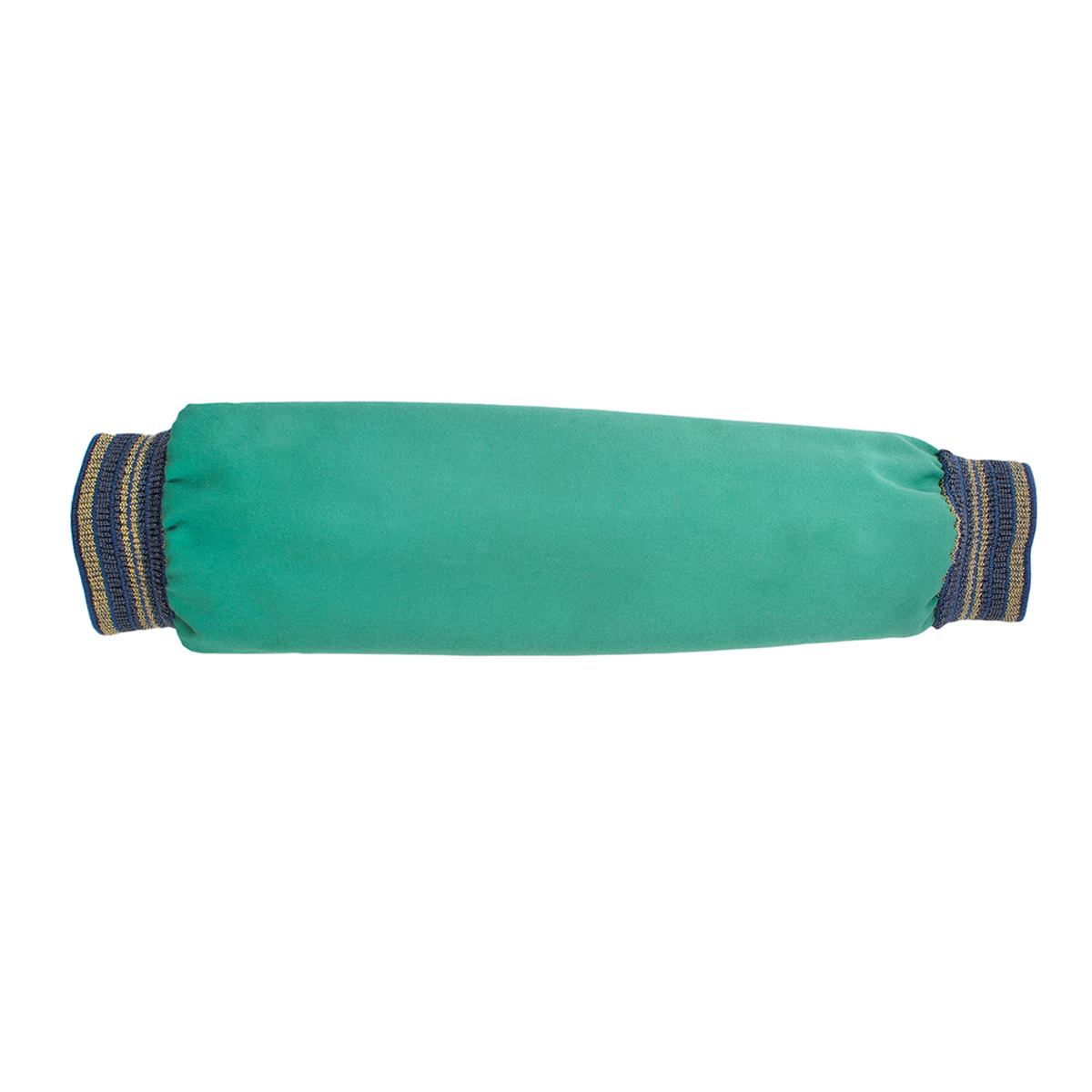 National Safety Apparel Regular Green FR Green Sateen Flame Resistant Welding Sleeve With Blue Elastic On Both Ends