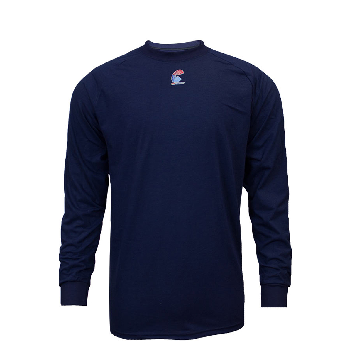 National Safety Apparel Small Navy FR CONTROL 2.0™ Long Sleeve Flame Resistant Base Layer T-Shirt