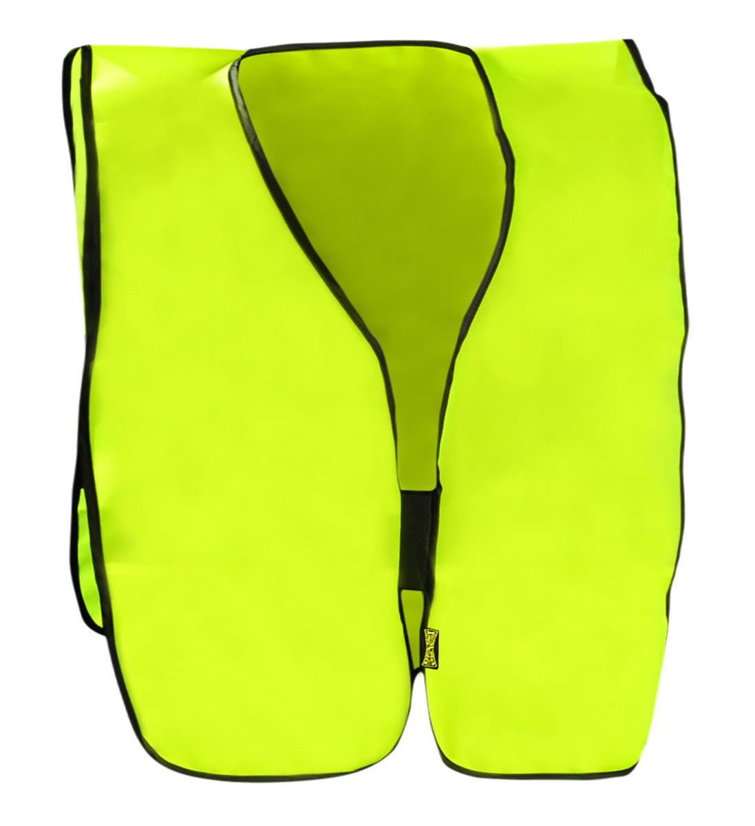 OccuNomix Size 4X Yellow Economy Value™ Light Weight Polyester Tricot Vest With Front Hook And Loop Closure