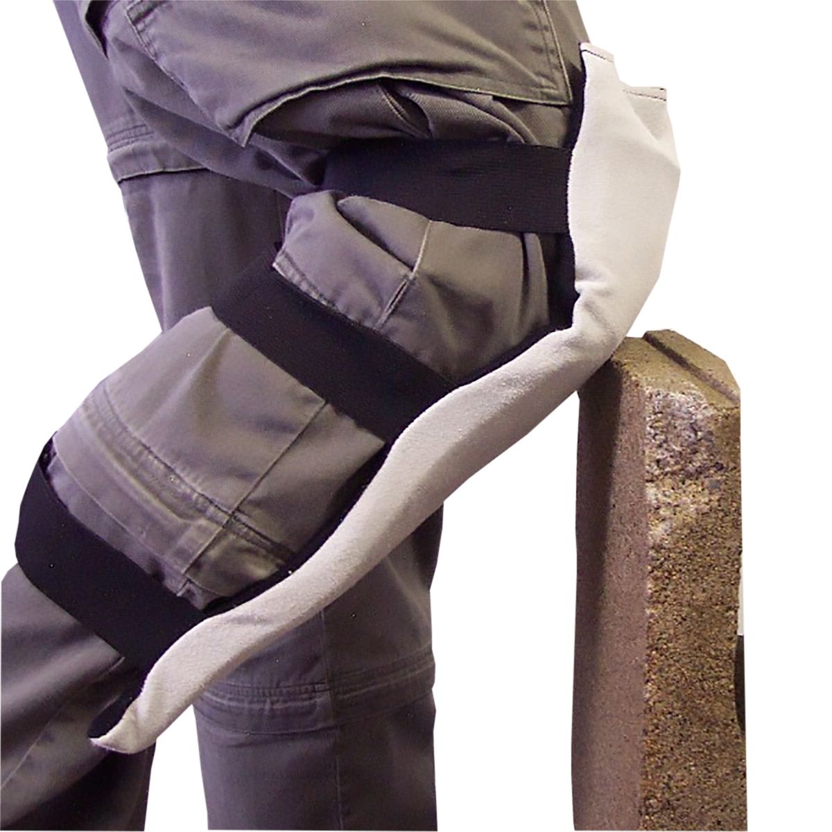 IMPACTO White Extended KneeShin Pad With ViscoElastic I31819-10 for sale online at autumn supply