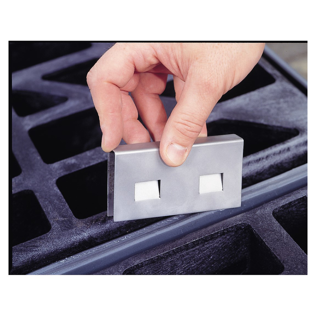 Justrite 4 X 4 X 7 EcoPolyBlend Silver Steel Joining JTR28926 for sale online at autumn supply