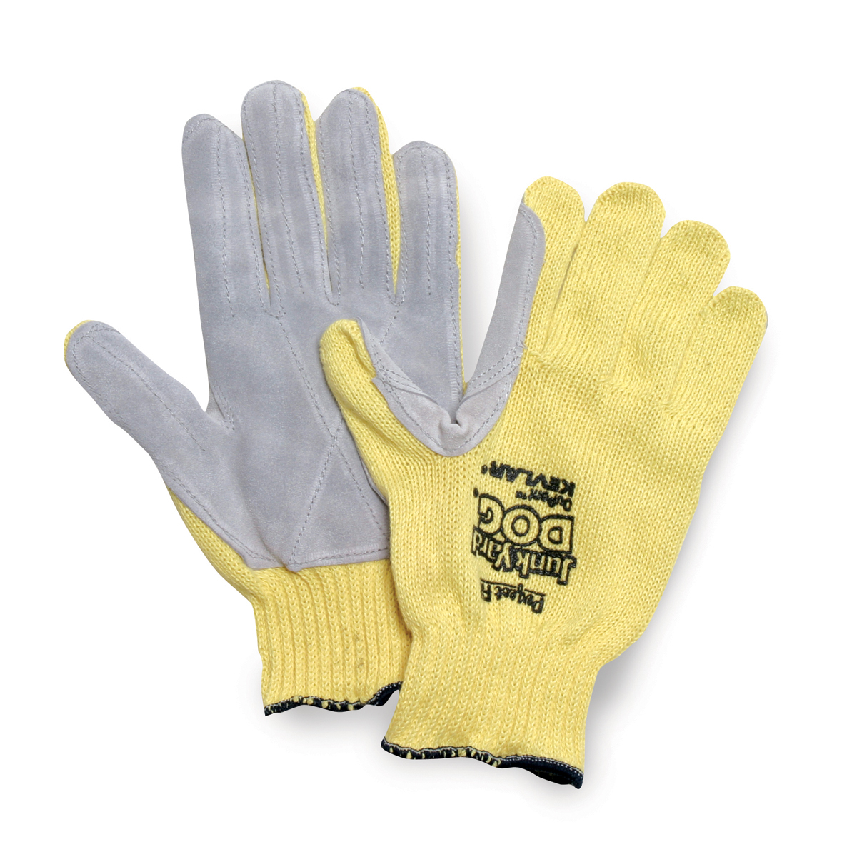 Honeywell One Size Fits Most Junk Yard Dog® 7 Gauge Kevlar® Brand Fiber And Leather Cut Resistant Gloves