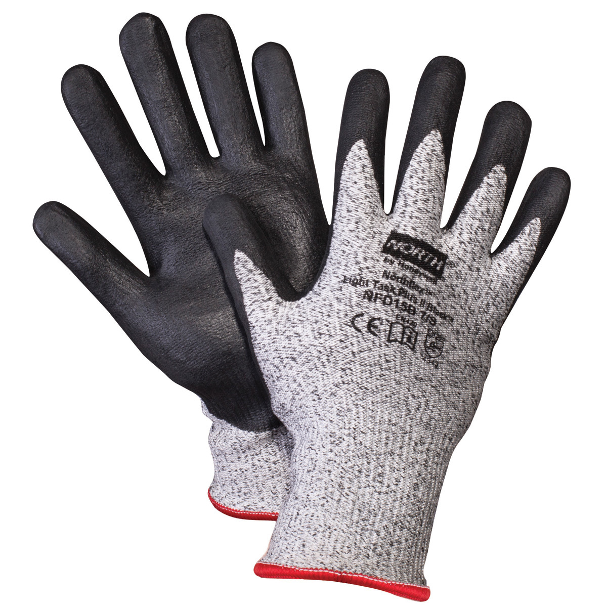 Honeywell Large NorthFlex Light Task Plus II Black™ 13 Gauge Dyneema® Cut Resistant Gloves With Nitrile And Polyurethane Coated