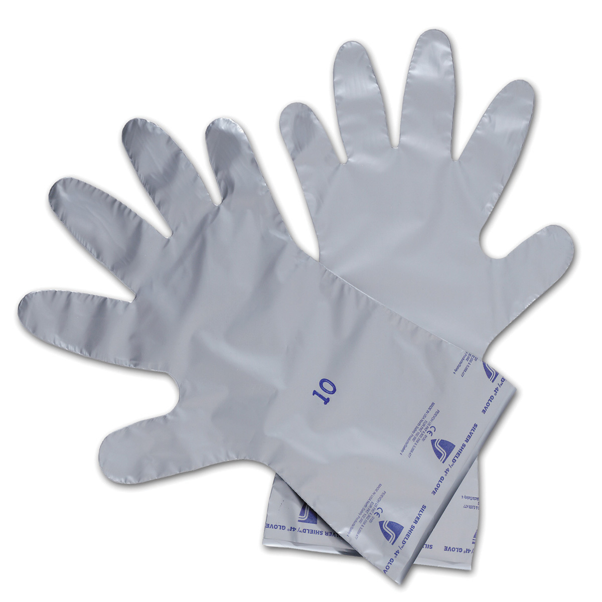 Honeywell Size 11 Silver North® Silver Shield® 2.7 mil Ethylene And Polyethylene And Vinyl Chemical Resistant Gloves
