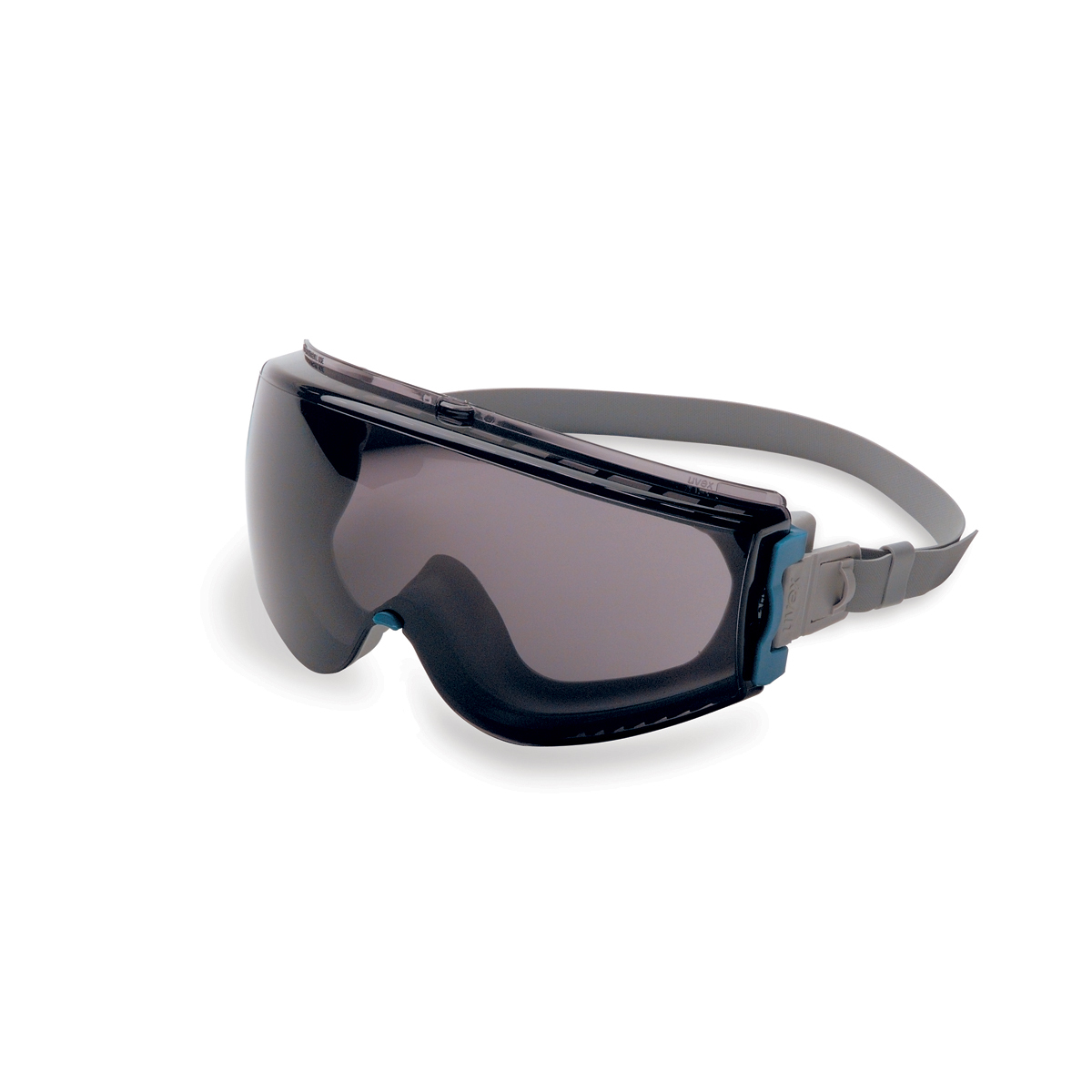 Honeywell Uvex Stealth® Indirect Vent Chemical Splash Impact Goggles With Teal Low Profile Frame And Gray HydroShield® Anti-Fog