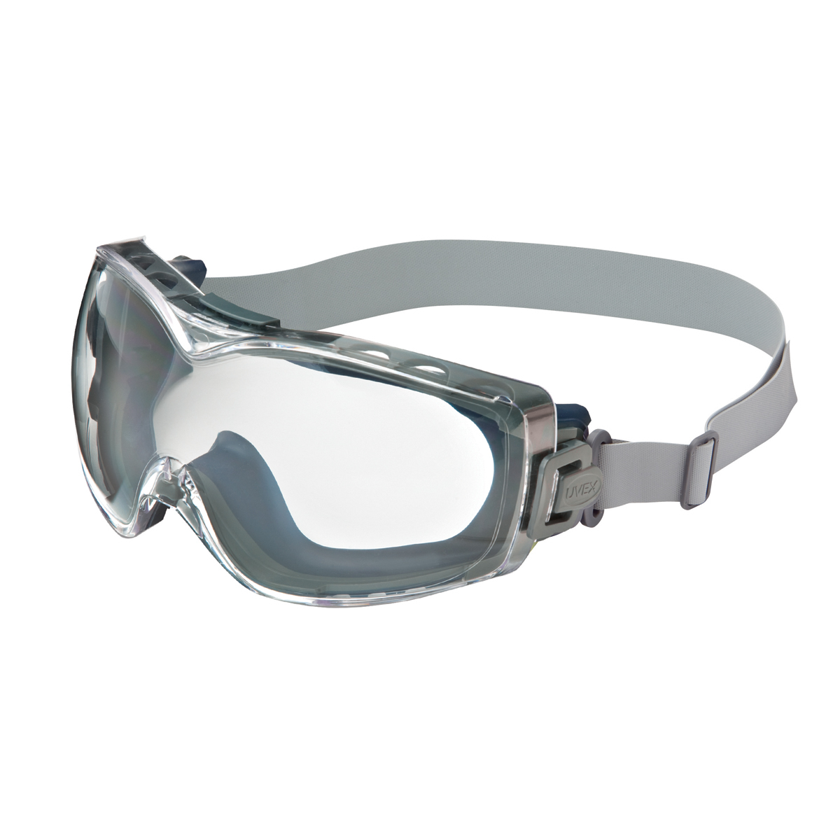 Honeywell Uvex Stealth® OTG Indirect Vent Chemical Splash Over The Glasses Goggles With Blue Low Profile Wrap Around Frame And C