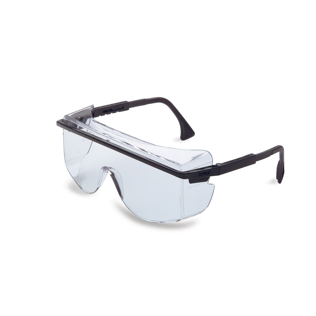 Honeywell Uvex Astrospec OTG® 3001 Black Safety Glasses With Clear Anti-Fog/Anti-Scratch/Hard Coat Lens (Availability restrictio