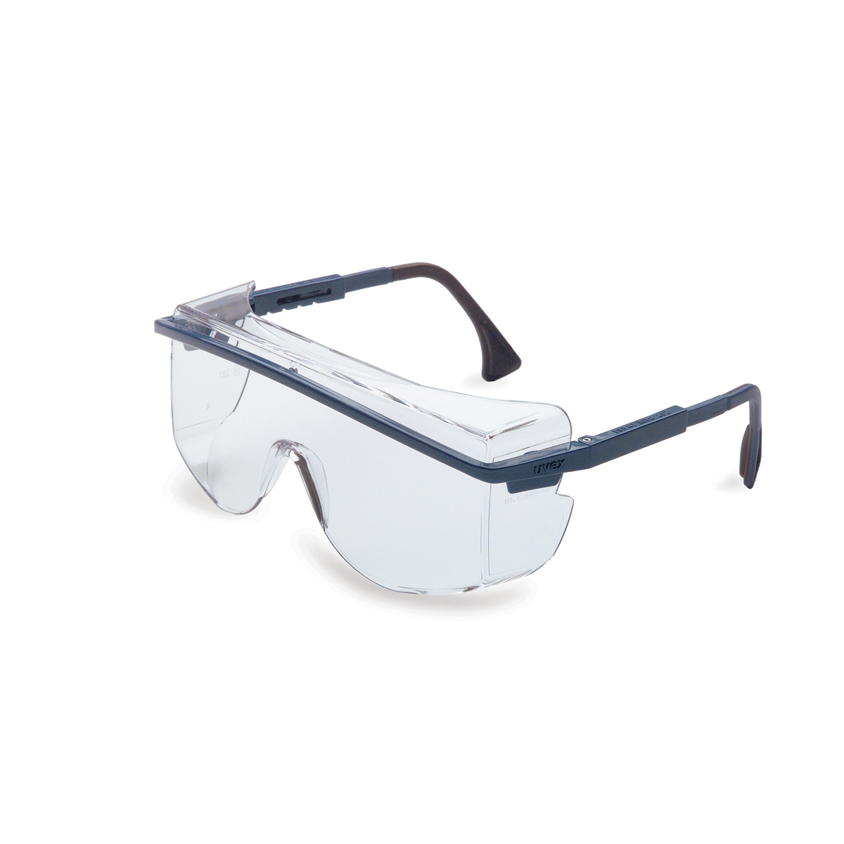 Honeywell Uvex Astrospec OTG® 3001 Blue Safety Glasses With Clear Anti-Fog/Anti-Scratch Lens (Availability restrictions apply.)